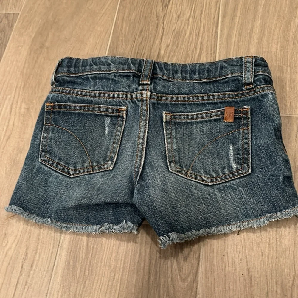 Joes Girls Blue Jean Shorts Size 6